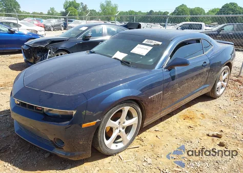 2015 Chevrolet Camaro 2Lt из США, поврежденный, VIN 2G1FF1E39F9181348